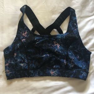 Torrid galaxy print sports bra